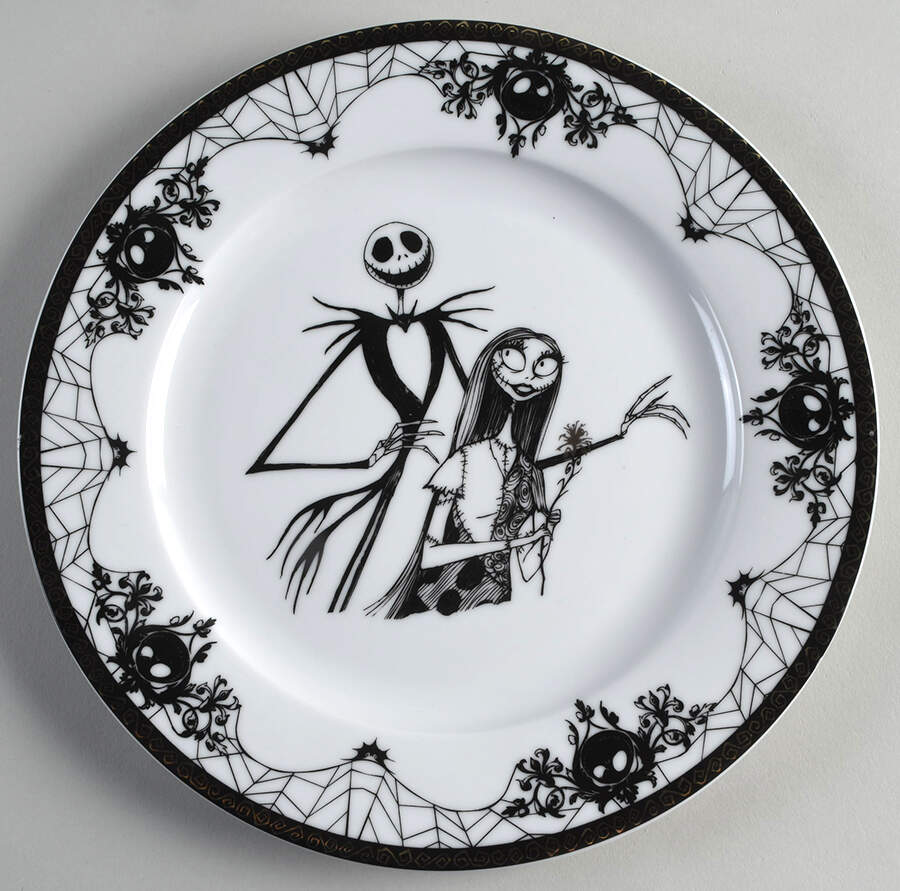 Nightmare Before Christmas Dinner Plate by Zrike-1