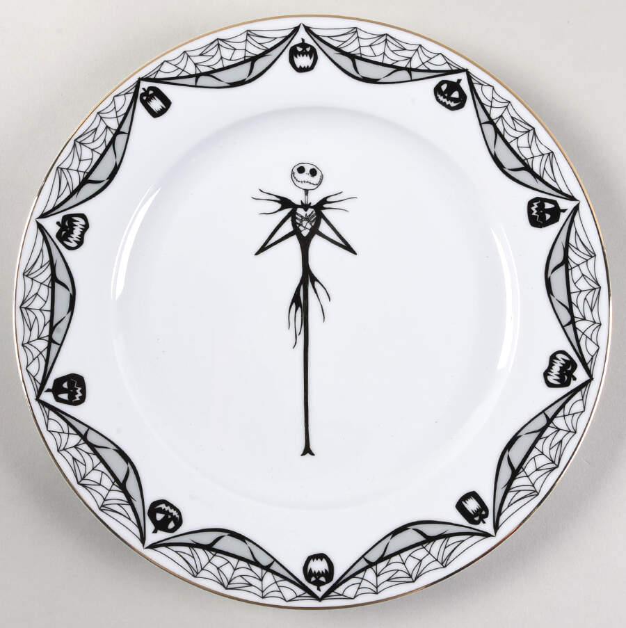 Nightmare Before Christmas Dinner Plate by Zrike-1