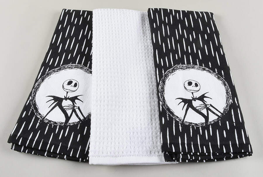 Nightmare Before Christmas (Set of 3) Cloth Kitchen Towel (2 KITW1 & 1 KITW2) by Zrike-1