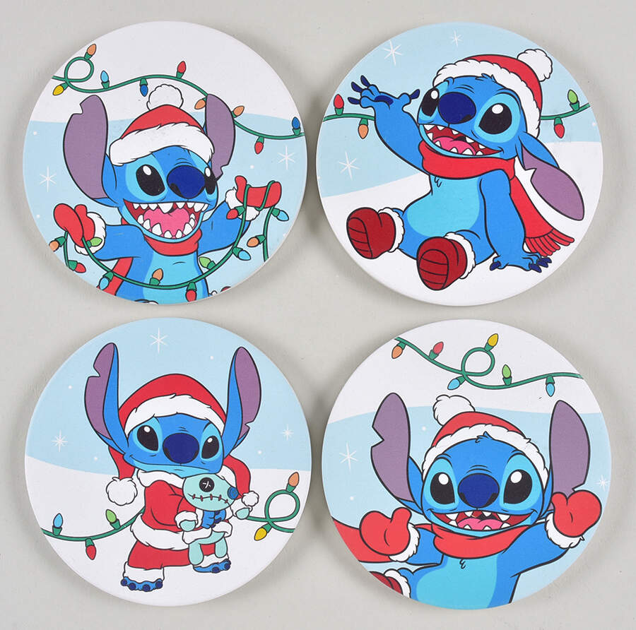 Stitch Coaster - Set of 4 Motifs 1-4 by Zrike-1