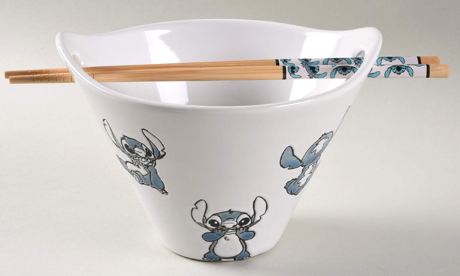 Stitch Noodle Bowl & Chopsticks Set by Zrike-1
