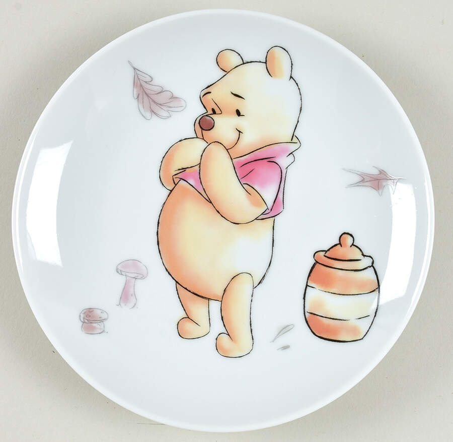 Winnie the Pooh Falling Leaves Appetizer Plate by Zrike-1