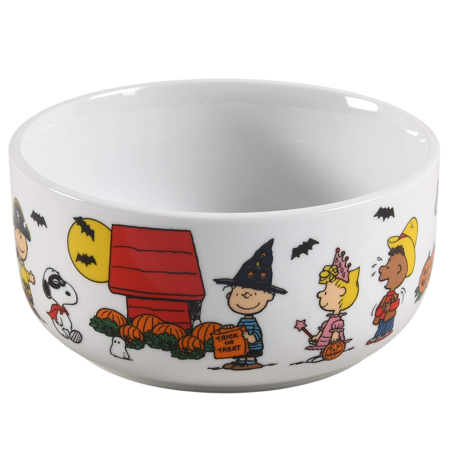 Peanuts Halloween 16 Oz Round Plastic Microwave Bowl No Vented Lid by Zrike-1