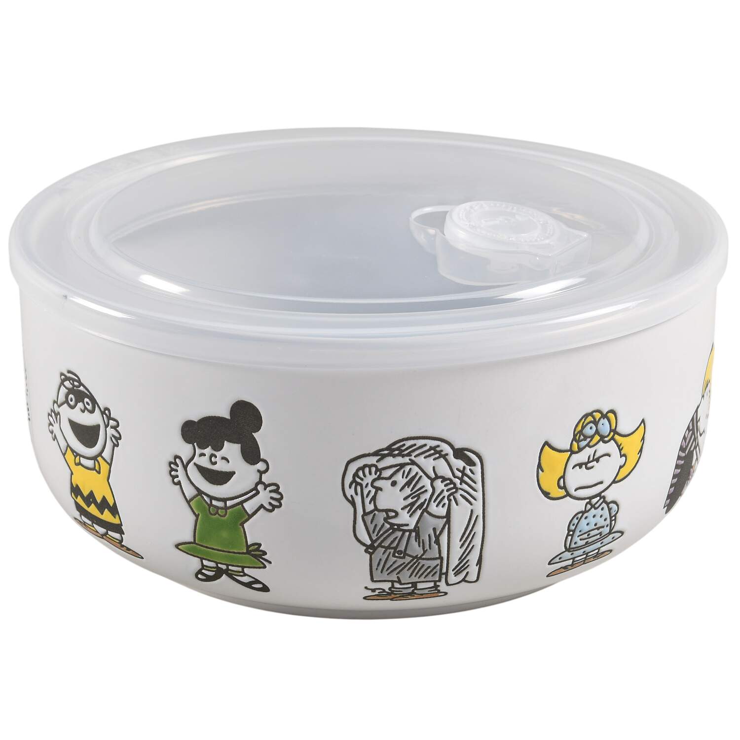 Peanuts Halloween 32 Oz Round Plastic Microwave Bowl w/Vent Lid by Zrike-1