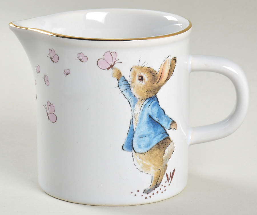 Peter Rabbit Gold Creamer by Zrike-1