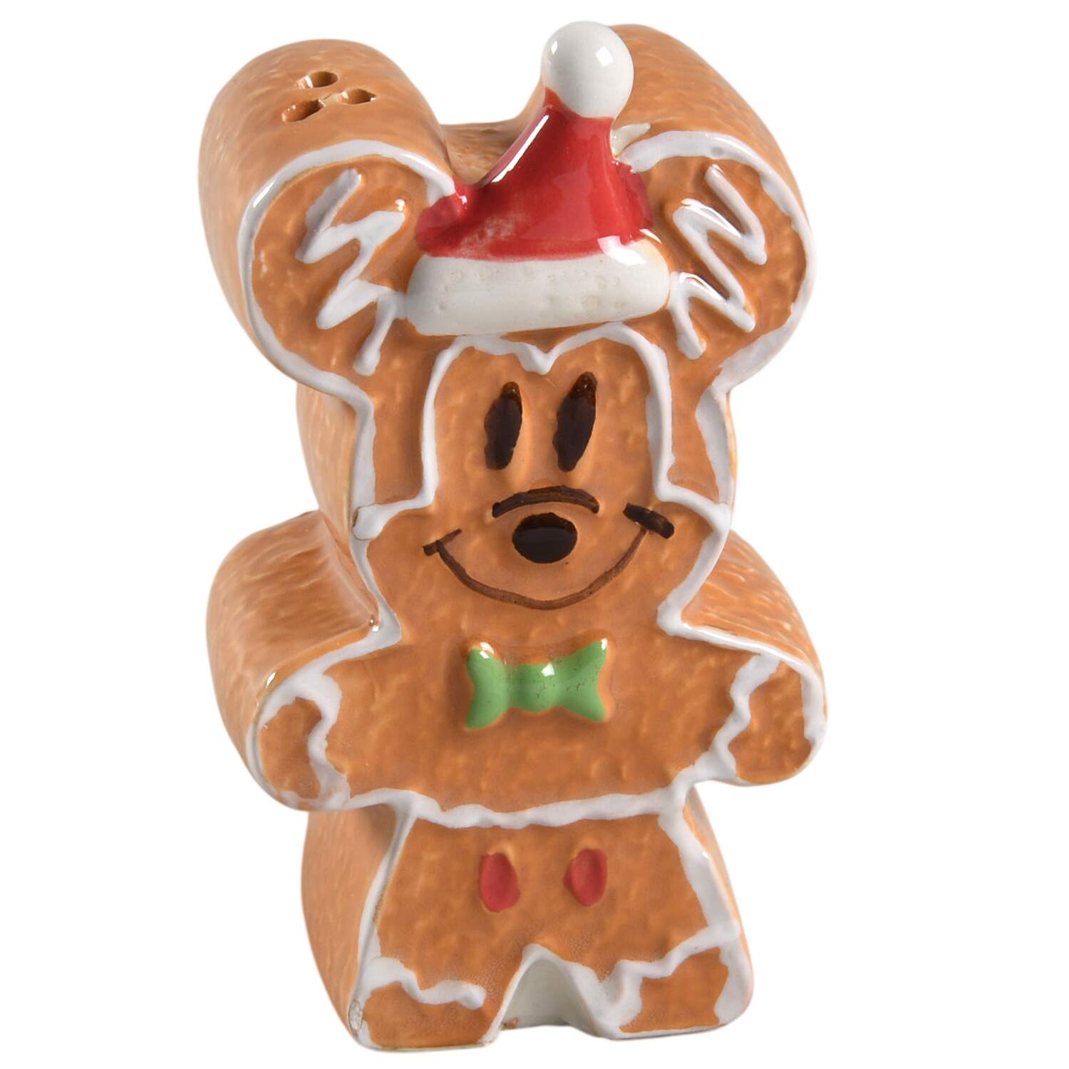 Mickey and Minnie Christmas Fun Figural Salt Shaker by Zrike-1