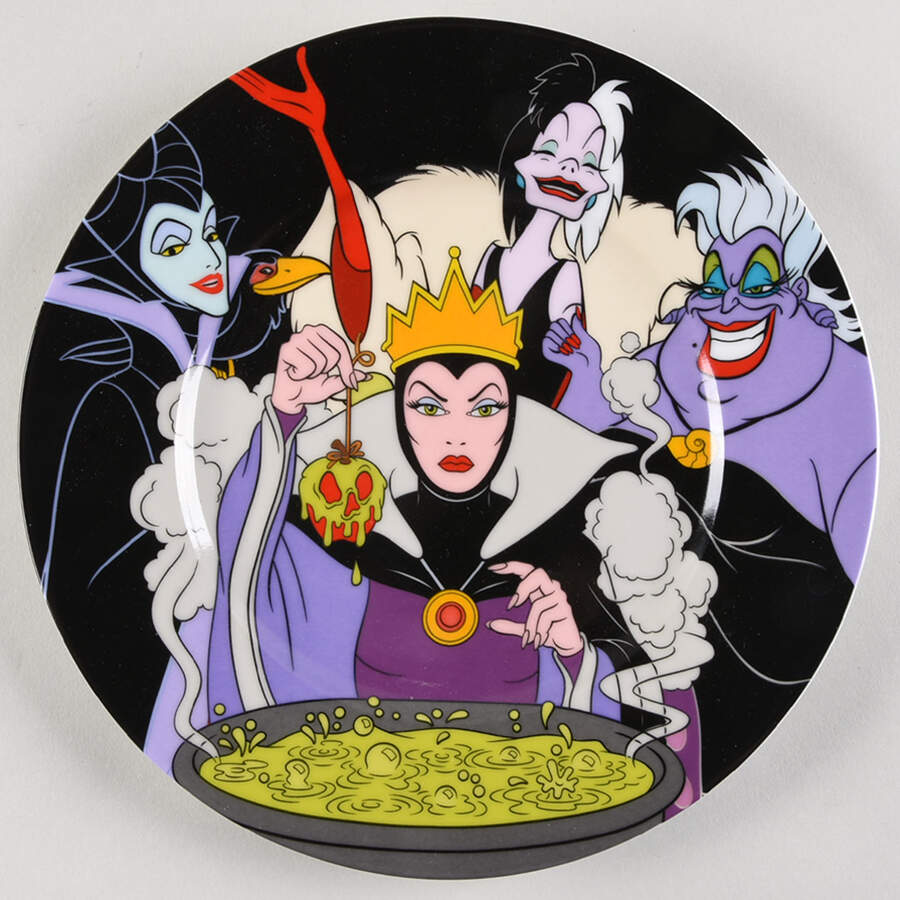 Disney Villians Salad Plate by Zrike-1
