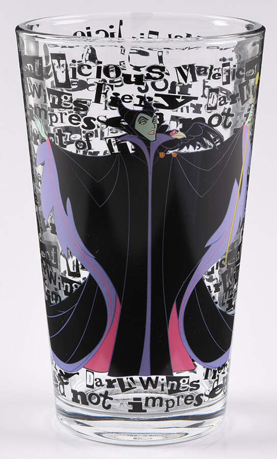 Disney Villians 16 Oz Glassware Tumbler by Zrike-1
