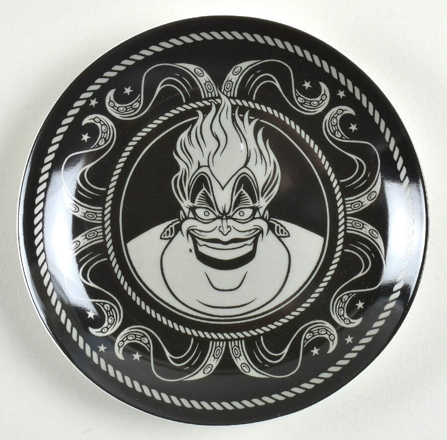 Disney Villians Appetizer Plate by Zrike-1