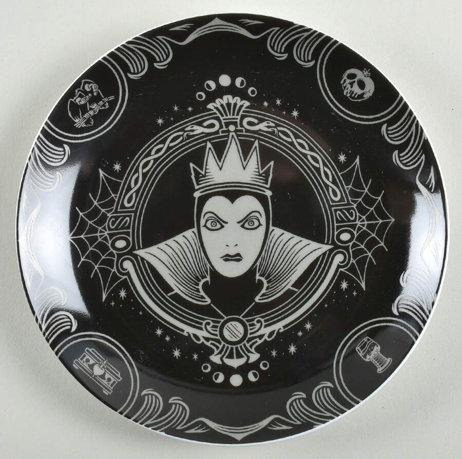 Disney Villians Appetizer Plate by Zrike-1