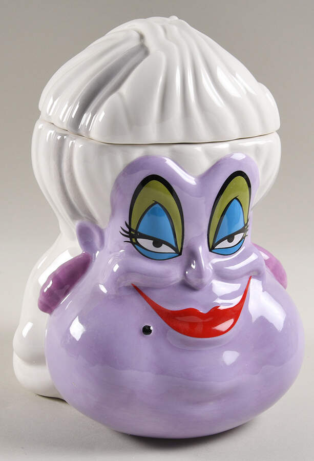 Disney Villians Figural Cookie Jar & Lid by Zrike-1