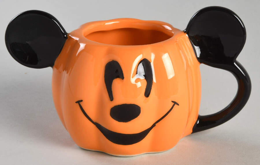 Mickey Pumpkin Figural Mug by Zrike-1