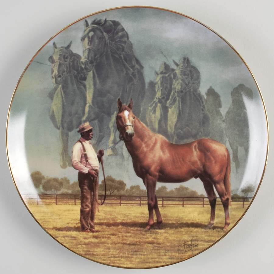 Sport of Kings Man O' War - With Box by American Artists-1