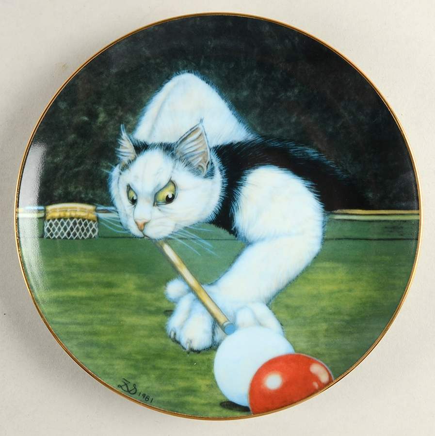 Zoes Cats Cat With A Cue - No Box by American Artists-1