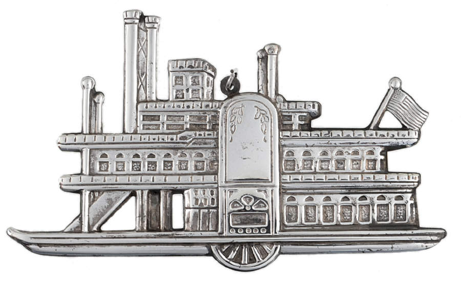 American Heritage-Ornament Steam Boat-Side Wheeler-Gorham - Boxed by American Heritage-1