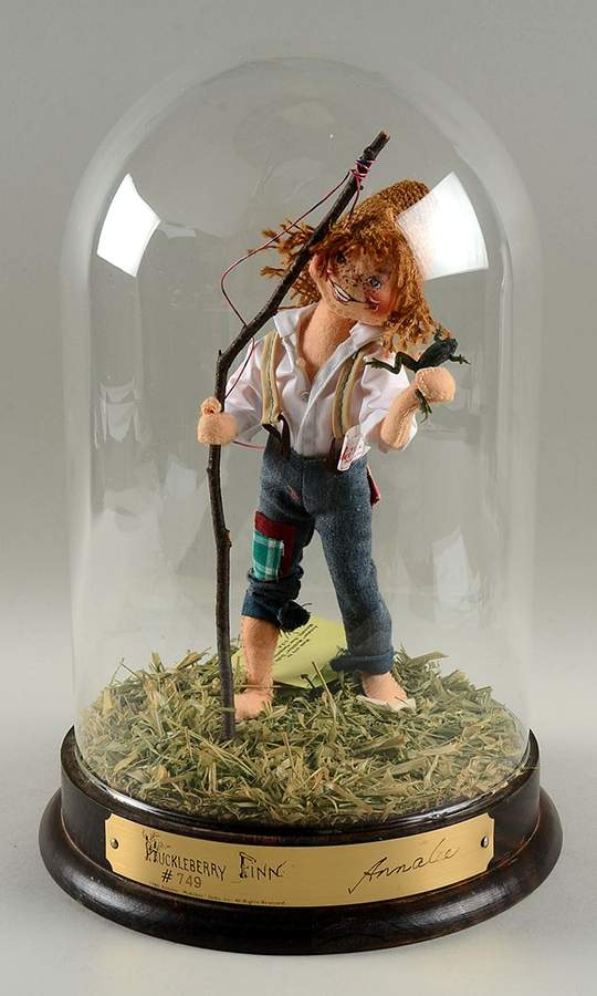 Folk Heroes Huckleberry Finn With Dome - No Box by Annalee-1