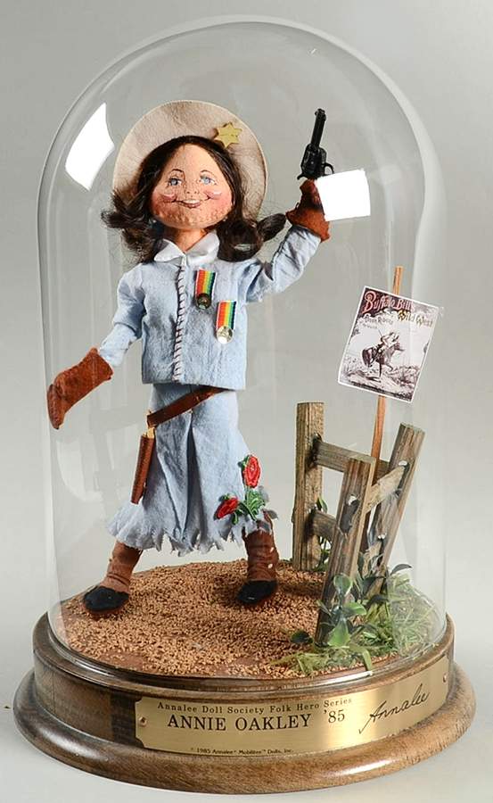 Folk Heroes Annie Oakley With Dome - No Box by Annalee-1