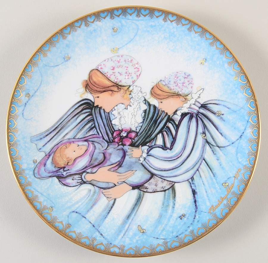 Mother's Day Plates The Newborn - No Box by Anna Perenna-1