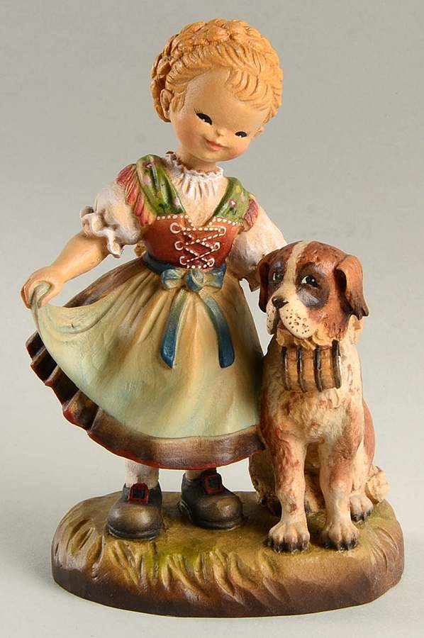Ferrandiz Wood Figurines 6" Alpine Friend - Boxed by Anri-1