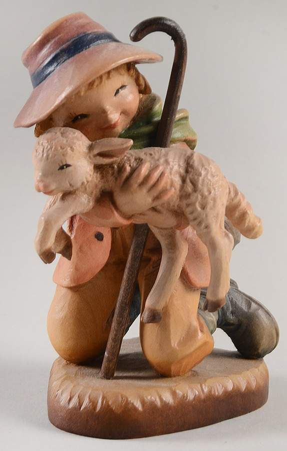 Ferrandiz Wood Figurines 6" Good Samaritan - Boxed by Anri-1