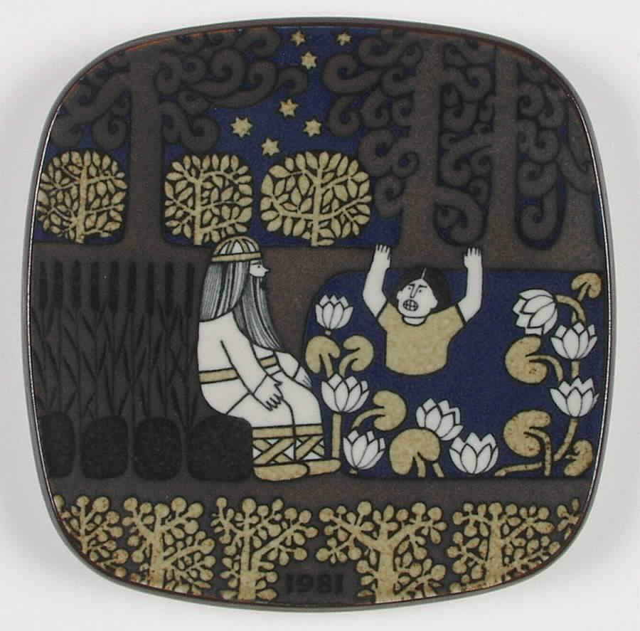 Kalevala Annual Plate Vainamoinen's Magic - No Box by Arabia of Finland-1