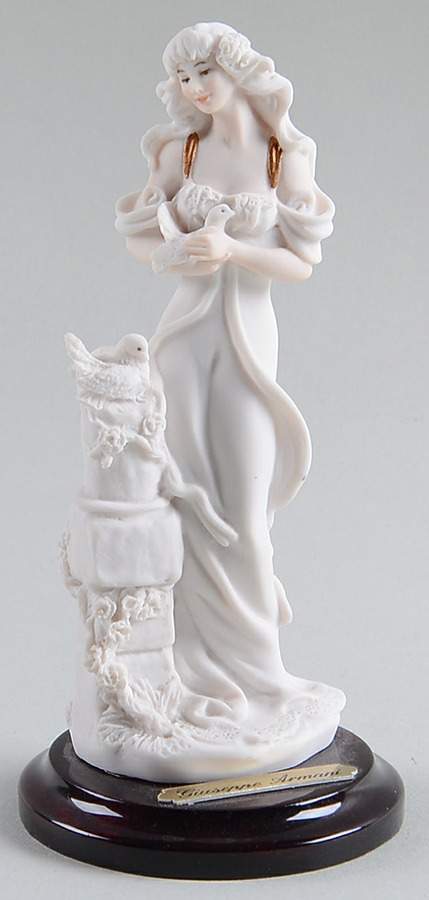 People with Animals-Birds Lady With Doves - No Box by Armani-1