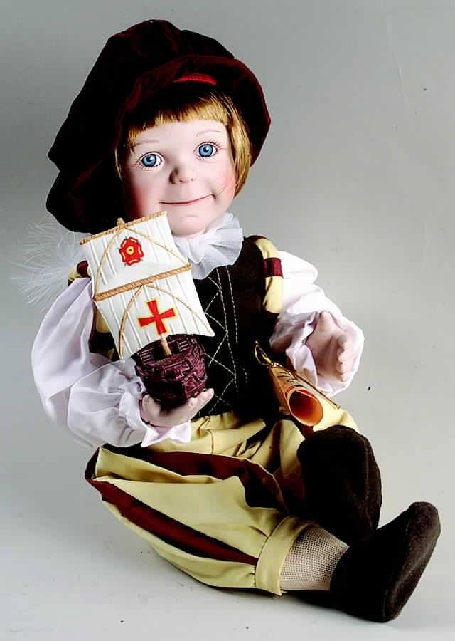 Born To Be Famous Little Christopher Columbus - No Box by Ashton Drake-1