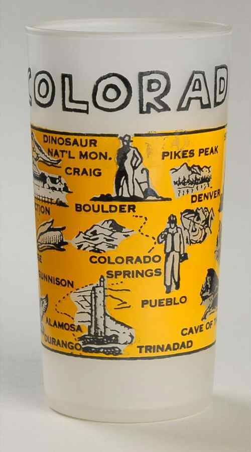 State Glasses-Frosted Colorado - No Box by Hazel-Atlas-1