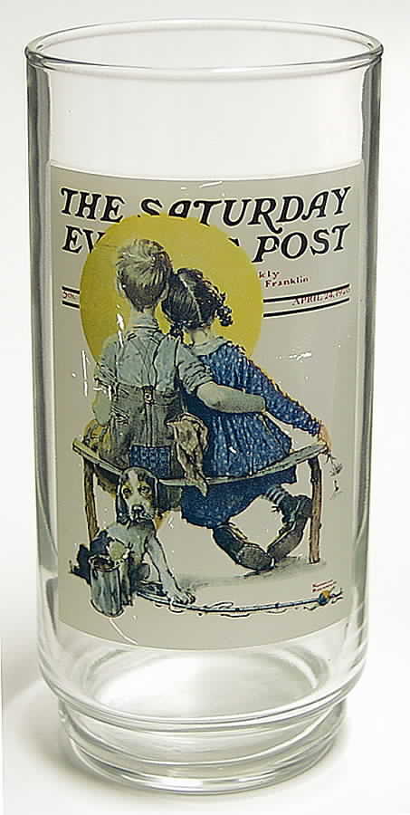 Saturday Evening Post Glasses Spooners - No Box by Arby's-1