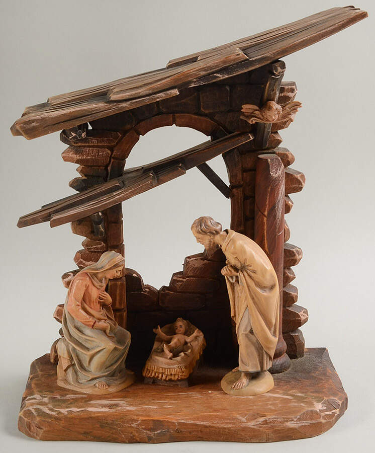 Nativity Figurines Kuolt Holy Family - 1 Pc - No Box by Anri-1