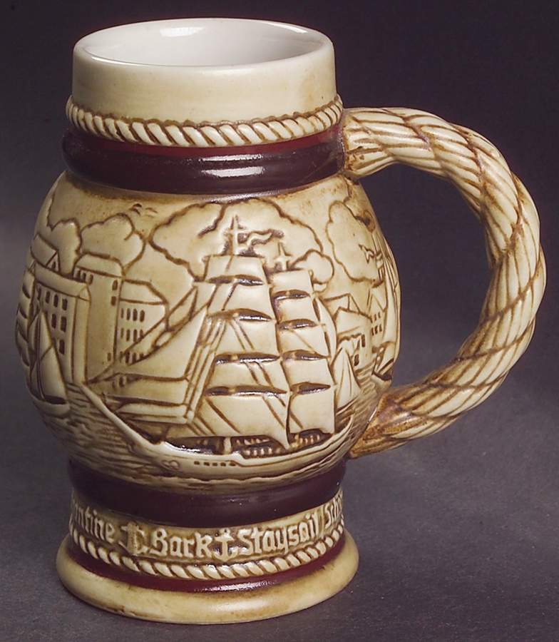 Miniature Avon Steins Tall Ships - With Box by Avon-1