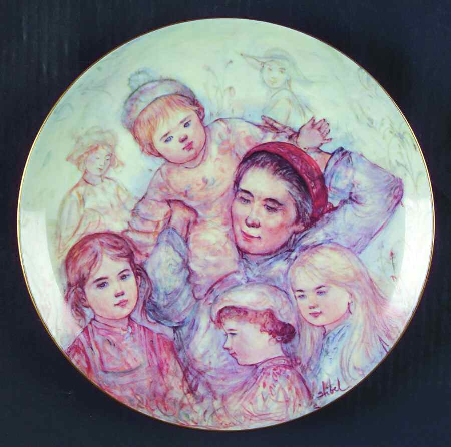 Nordic Families A Tender Moment - With Box by Arabia of Finland-1
