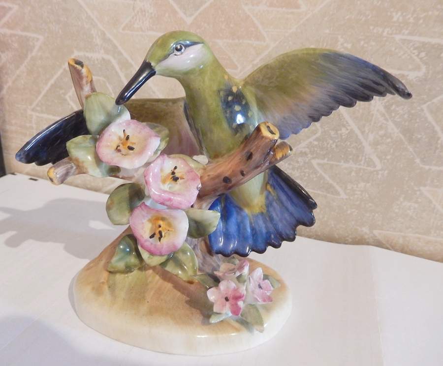 Bird Figurines-Royal Adderley Hummingbird - No Box by Adderley-1