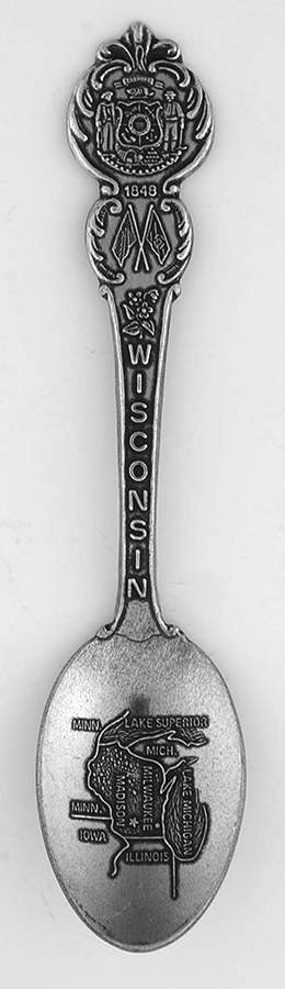 American States Spoon Wisconsin - No Box by American Coll Guild-1