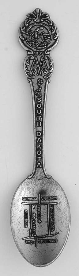 American States Spoon South Dakota - No Box 42 by American Coll Guild-1