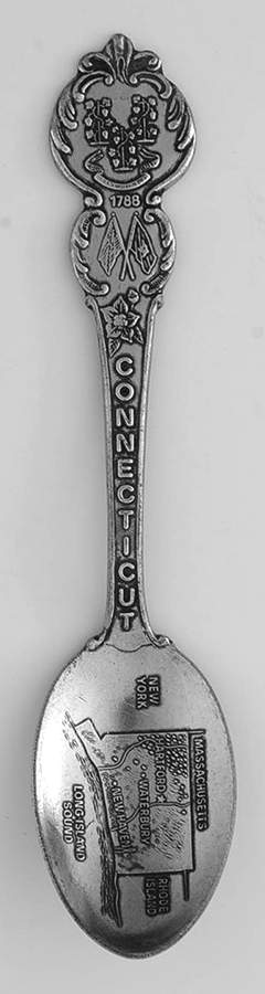 American States Spoon Connecticut - No Box by American Coll Guild-1