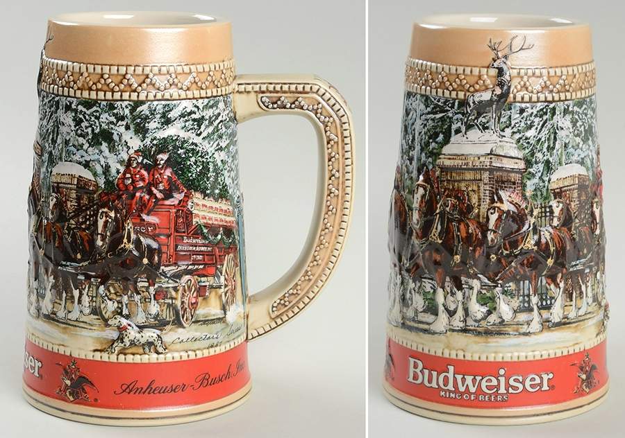 Anheuser Busch Holiday Stein Grant's Farm Gates-Cs70 - No Box by Anheuser-Busch-1