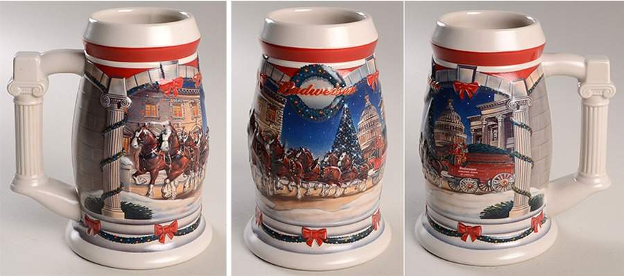 Anheuser Busch Holiday Stein Holiday At The Capitol-Cs455 - No Box by Anheuser-Busch-1