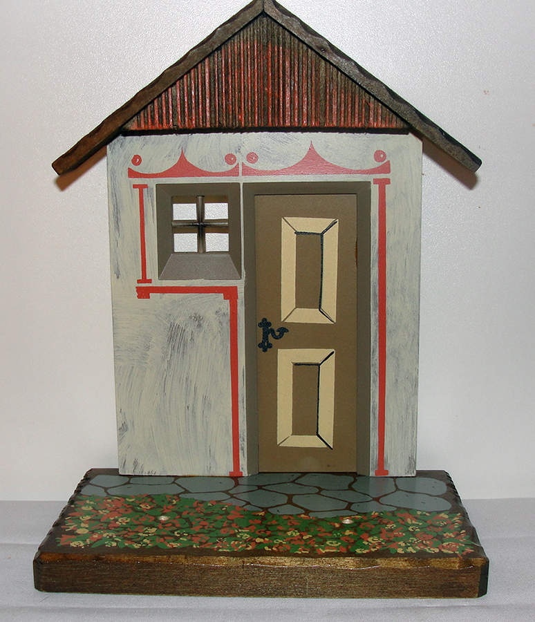 Anri Wood Carved Figurines Chalet-Club Display - Boxed by Anri-1