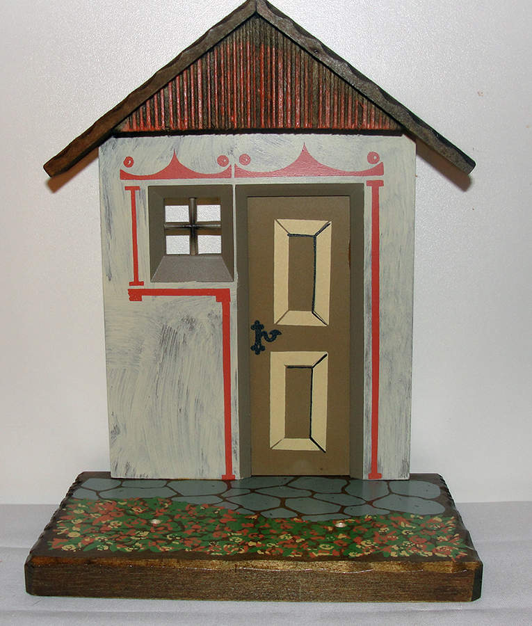 Anri Wood Carved Figurines House Display - Boxed by Anri-1