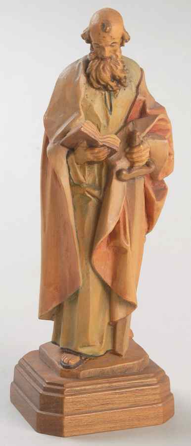 Anri Wood Carved Figurines St Paulus - No Box by Anri-1
