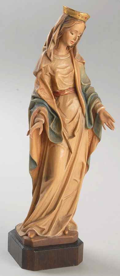 Anri Wood Carved Figurines Lady Of Grace - No Box by Anri-1