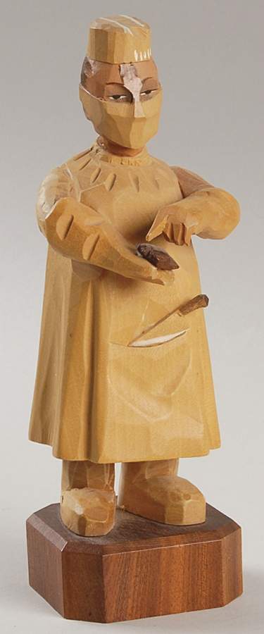 Anri Wood Carved Figurines Heart Surgeon - No Box by Anri-1