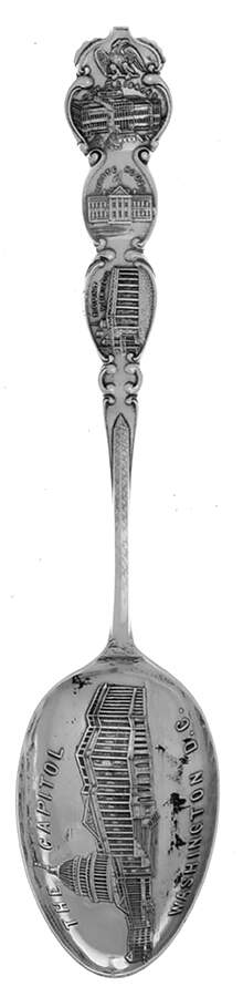 Alvin Silver Souvenir Spoon The Capitol Washington D.C. - No Box by Alvin-1