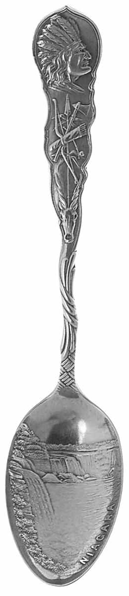 Alvin Silver Souvenir Spoon Niagara Falls - No Box by Alvin-1