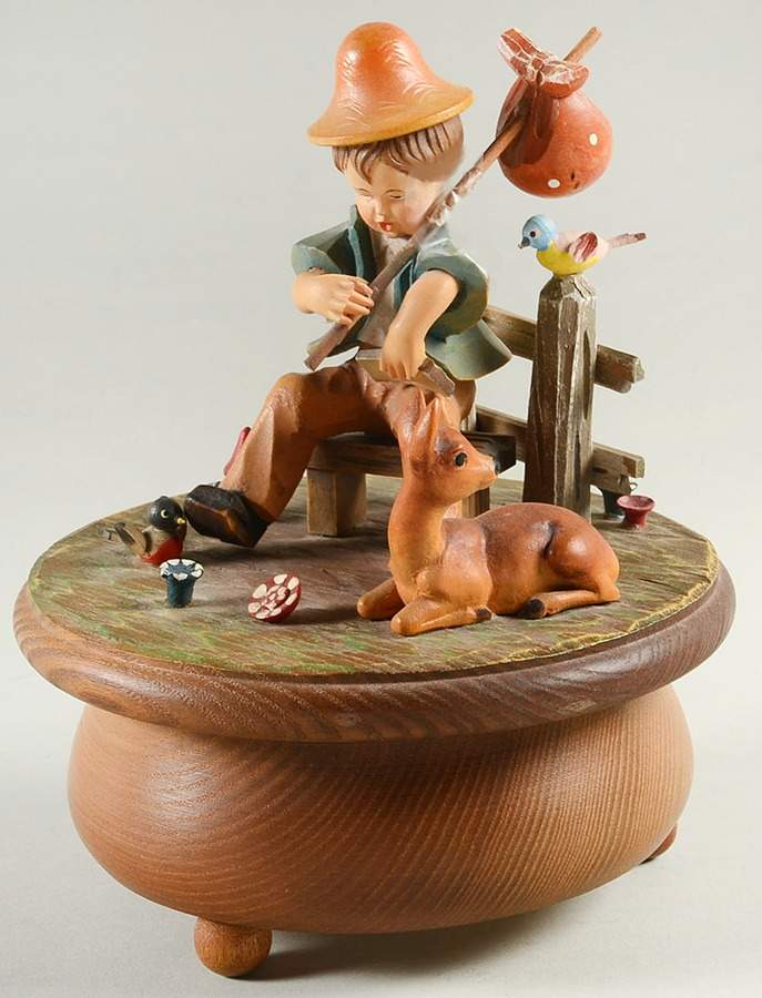 Anri Children-Music Box King Of The Road - Boxed by Anri-1