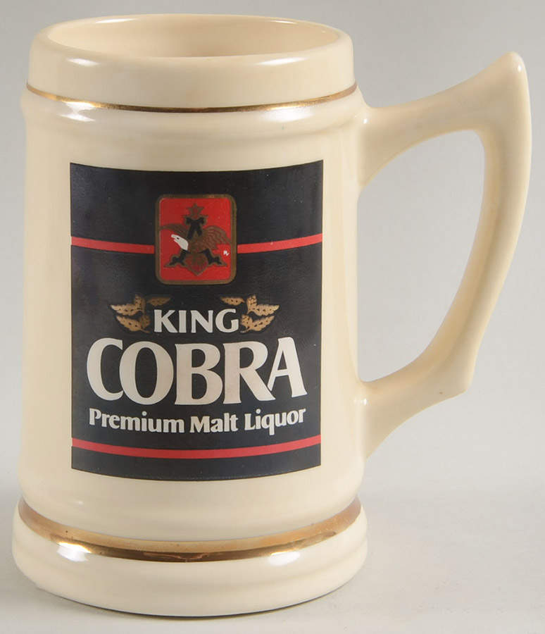 Anheuser Busch Specialty Steins King Cobra- White - No Box by Anheuser-Busch-1
