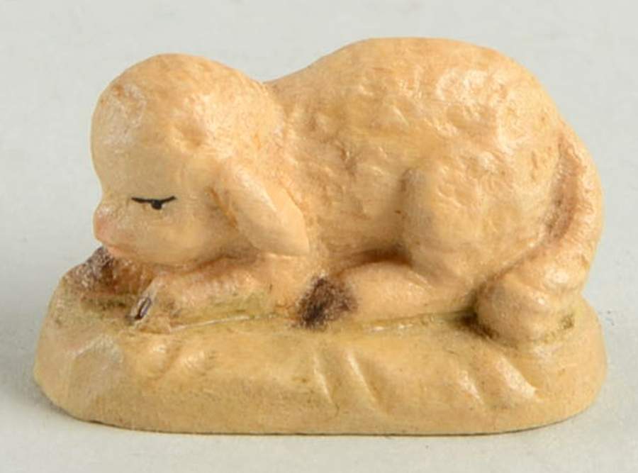 Ferrandiz Nativity-3" Lamb Lying - No Box by Anri-1