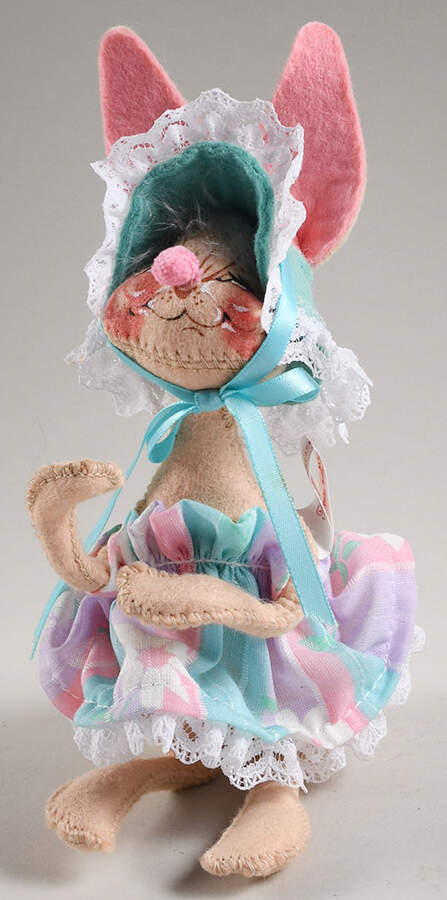 Analee Easter Dolls Easter Parade Girl Bunny - No Box by Annalee-1