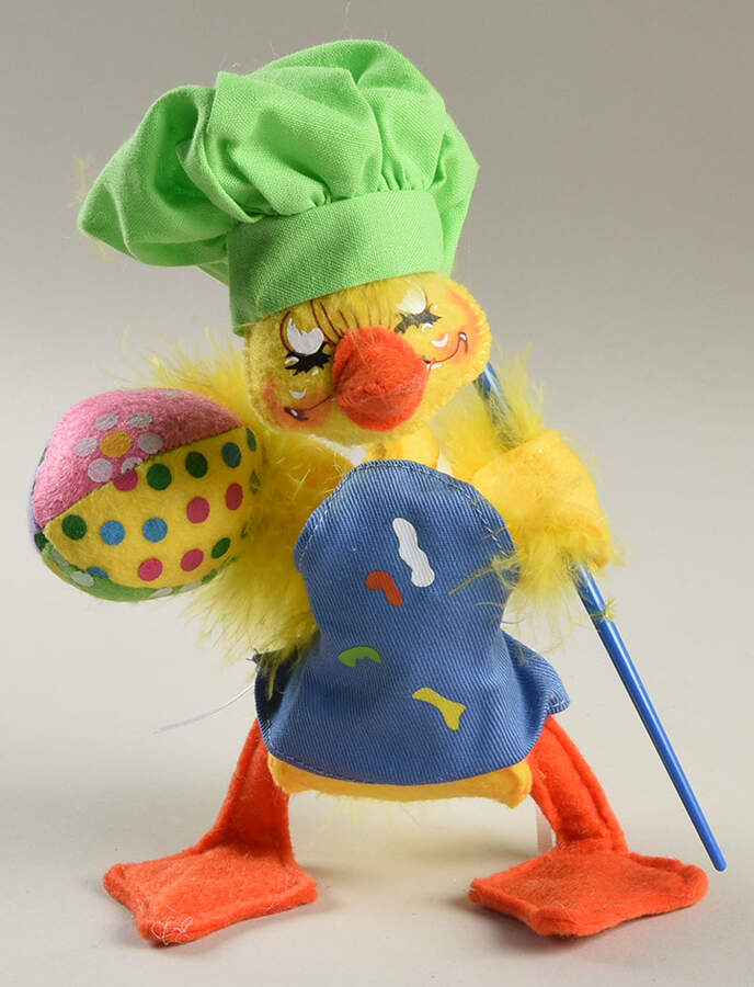 Analee Easter Dolls Artist Duck Holding Egg - No Box by Annalee-1